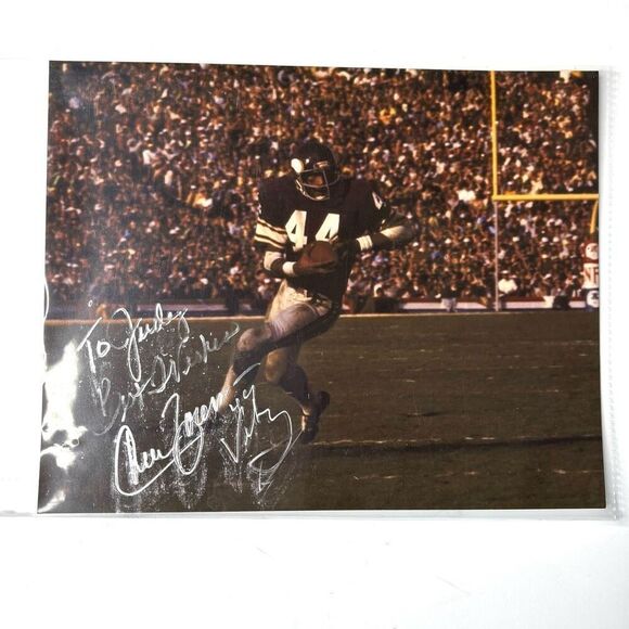 Chuck Foreman #44 Minnesota Vikings Signed 8x10 Photo Autographed NFL Legend - Picture 1 of 3